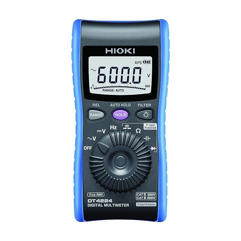 HIOKI DT4224 Slim Digital Multimeter (DMM) Tester — Made in Japan p7x