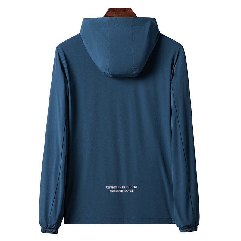 ผู้ชายแจ็คเก็ต UV ป้องกันแสงแดดแจ็คเก็ตแขนยาวคลุมด้วยผ้าตกปลาแจ็คเก็ตแจ็คเก็ตแสง - รูปที่ 3