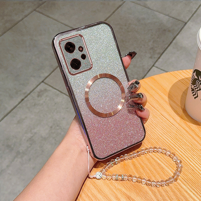 เคส Redmi note 12 pro 4G 5G 12S pro + CXSL Sparkling powder electroplated ซิลิโคนนิ ่ มเคสโทรศัพท ์ anti drop