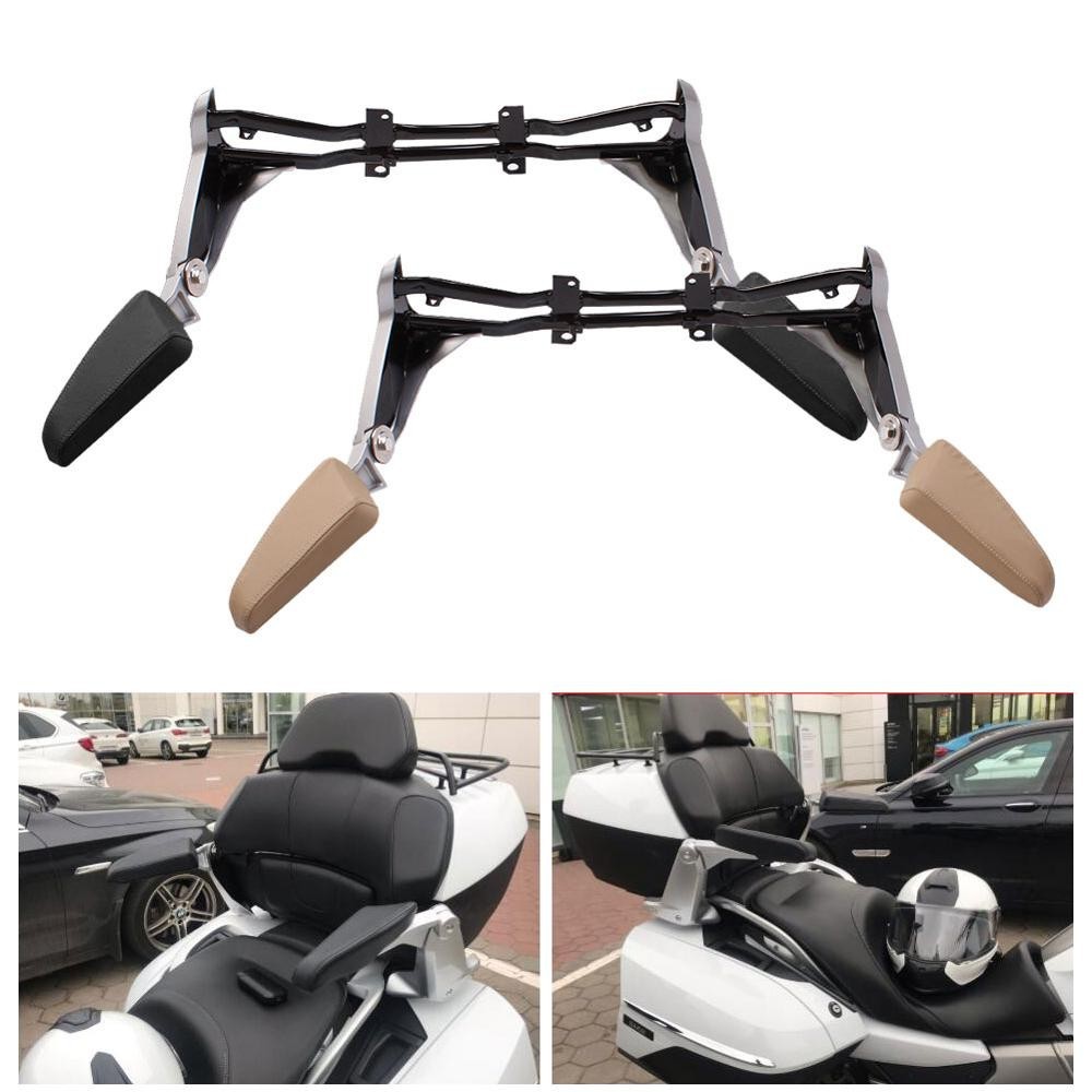CH Motorcycle Rear Passenger Frame Armrest Pillion Set Arm Rest For BMW K1600GTL 2010-2018 18 17 16 