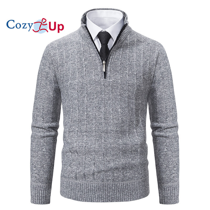 เสื้อสเวตเตอร์ผู้ชาย Quarter-Zip Cozy Up