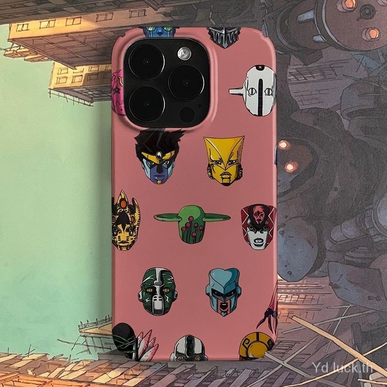 Jojo Standaloneฟิล์มเงาRetroเคสโทรศัพท์เหมาะสําหรับiPhone14 15 13 12 11 15promax 12pro XR X XS XSMAX 14plus 7 8plus Hard Case Shock-Resistantอะนิเมะเคสโทรศัพท์UMHO – โปรปัง