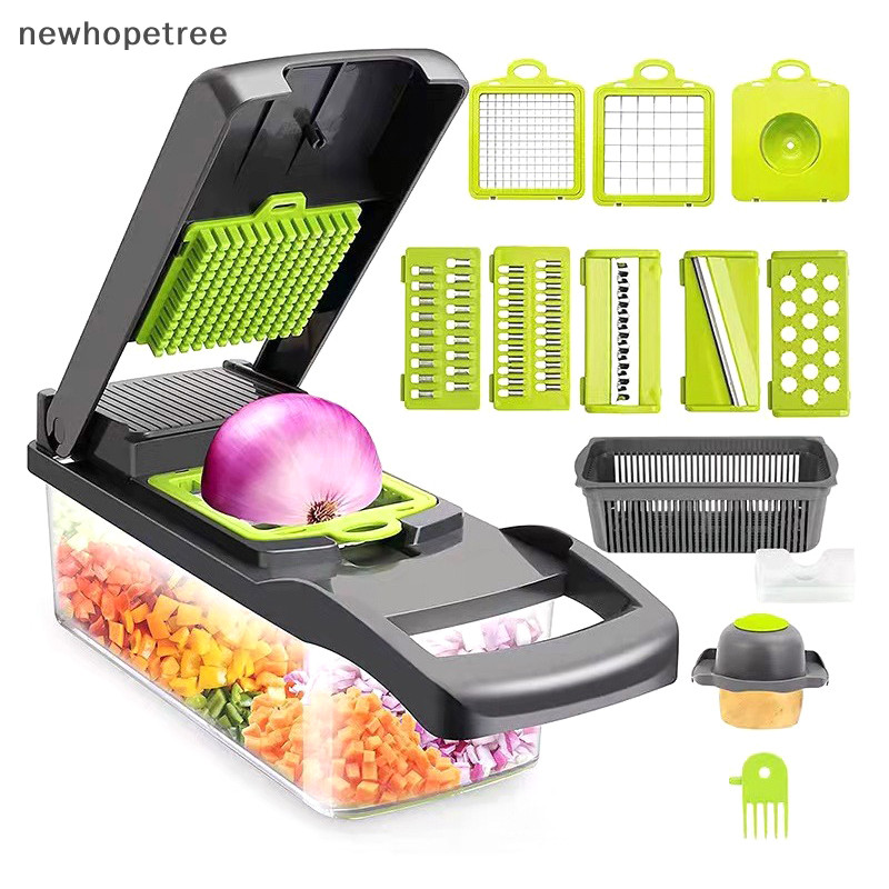 [newhopetree] เครื่องทําลายเอกสารเครื่องมือหั่นผักอเนกประสงค์ เครื่องทําไหม Bean Exmple Shredder เครื่องมือครัวในครัวเรือนชุดเครื่องตัดผักสต็อกใหม่