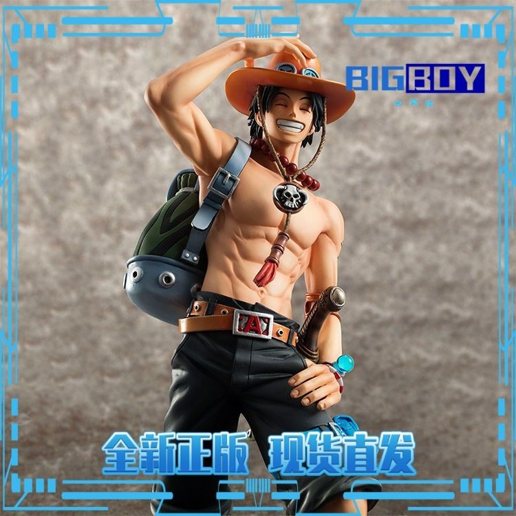 Megahouse MH pop DX One Piece One Piece 1/8 10th Anniversary Ace Figure