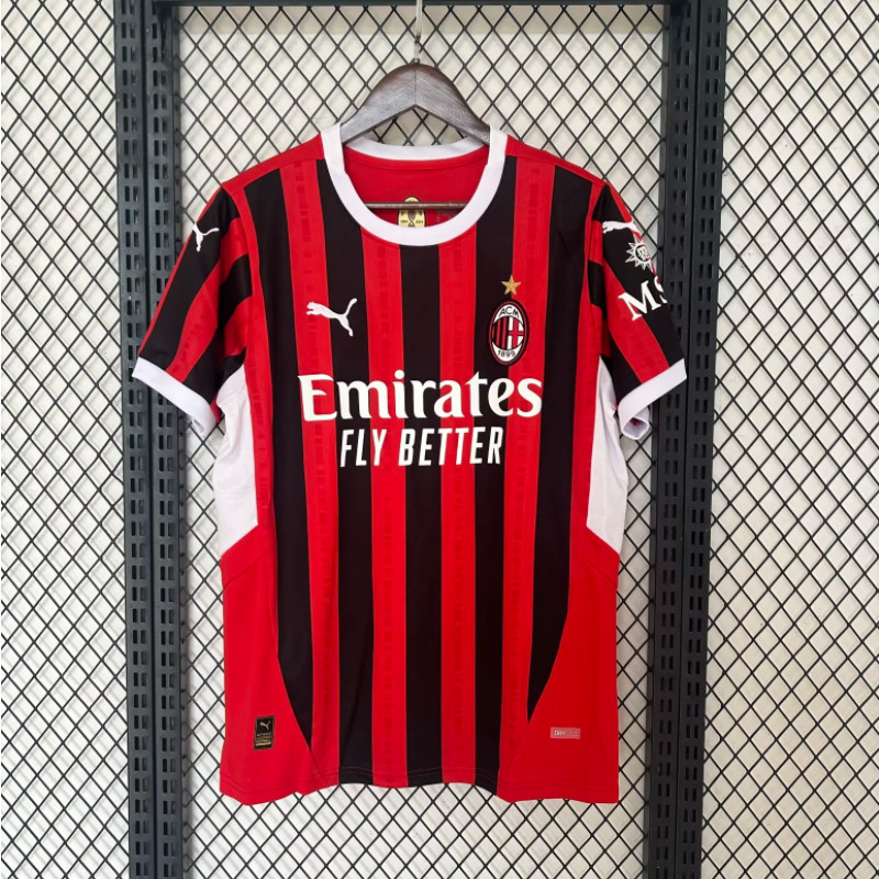 24/25 AC Milan Jersey Home เสื ้ อฟุตบอล Fan Edition