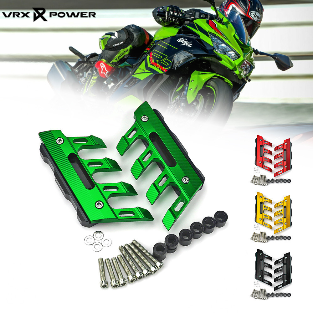 CNC การ์ดตกแต่งบังโคลนหน้าส้อมรถจักรยานยนต์ กรอบสําหรับ KAWASAKI ZX4RR ZX25R Z1000 Z900 Z800