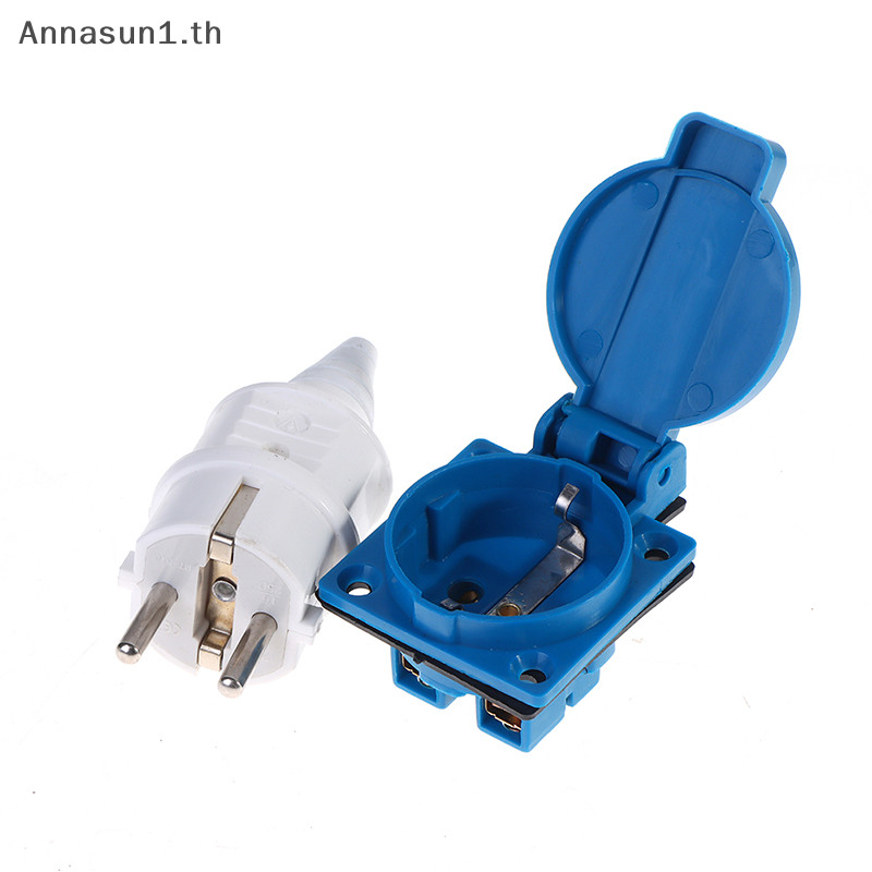 Annasun ซ ็ อกเก ็ ตกันน ้ ําอุตสาหกรรม EU ซ ็ อกเก ็ ตทองแดงสัมผัส EU Plug TH