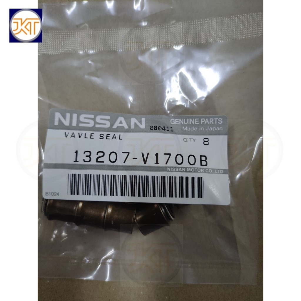 ส่งไวทันใช้ ซีลหมวกวาลว์ Nissan BIgM, BD25, TD25, TD27 100% (ครบชุด 8 ตัว) 13207-V1700B