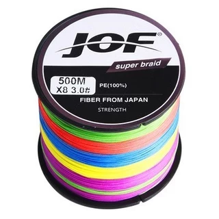 Pe ถัก 8 X8 JOF 1000M JOF 1000 เมตร 8 สาย PE สายตกปลาแบบถักแข็งแรงเป็นพิเศษ 500 เมตร