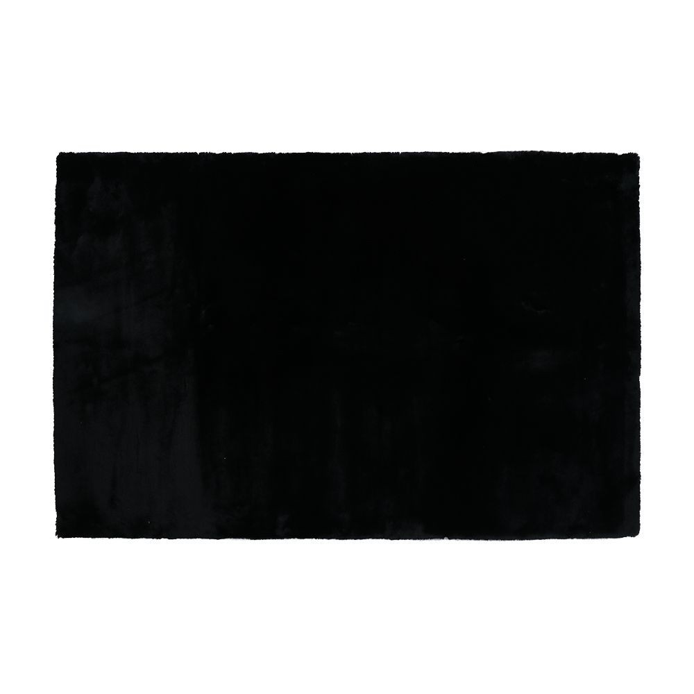 INDEX LIVING MALL พรมปูพื้น รุ่นแรบบี้ ขนาด 120 x 180 ซม. - สีดำ