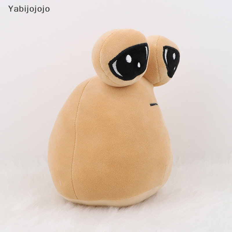 Yabijojojo ร้อนเกมสัตว์เลี้ยงของฉัน Alien Pou ของเล่นตุ๊กตา Furdiburb อารมณ์ Alien Plushie ตุ๊กตาสัตว์ Pou ตุ๊กตา 22 ซม.ใหม่