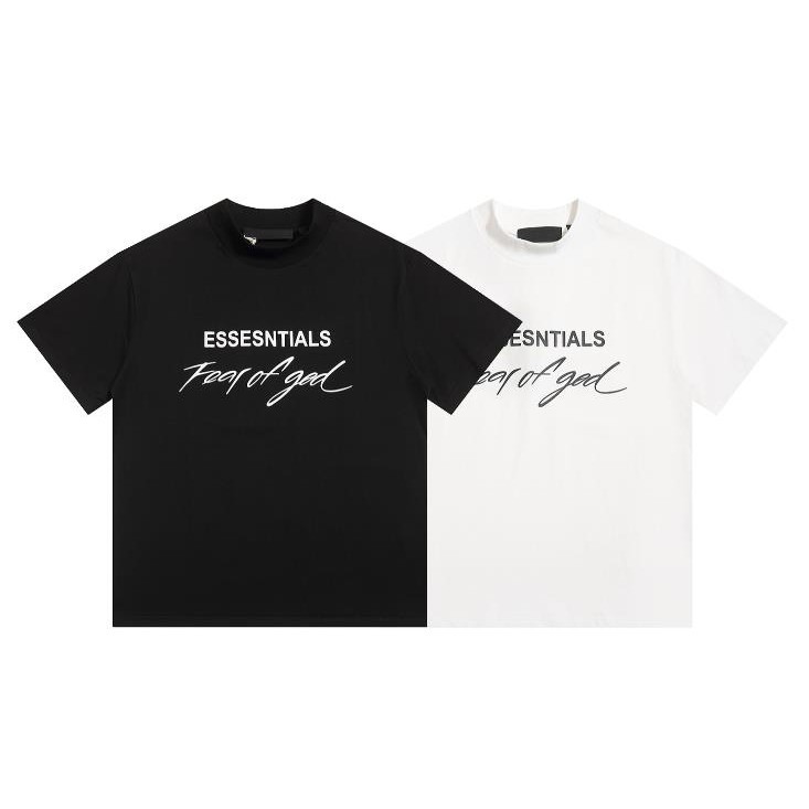 Fear of God Essentials เสื้อยืดแขนสั้น สไตล์ American streetwear