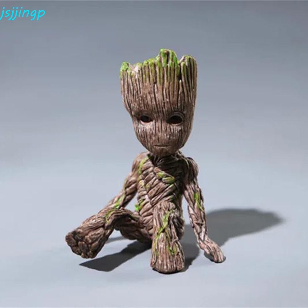 Jsjjingp Groot รูปสําหรับของขวัญตุ ๊ กตา 6 ซม.นั ่ ง Mini Groot
