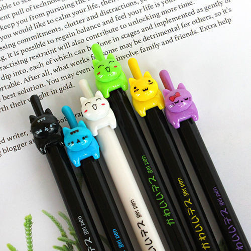 [MINISO ปากกาพรีเมี่ยม] ปากกาแมว|0.5มม|เป็นกลางเป็นกลางเป็นกลาง|แห้งเร็ว|รูปลักษณ์สูง|อิน|น่ารัก|นักเรียน|ปากกาเจลกด