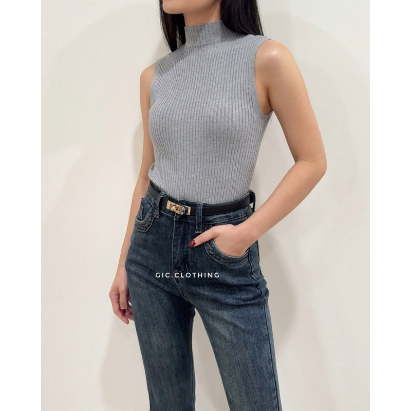 [GIC] LOIS KNIT TANK - เสื้อกล้ามคล้องคอผู้หญิง