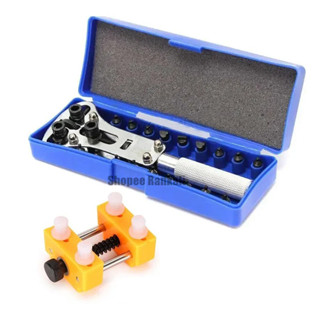 ชุดเครื ่ องมือซ ่ อมนาฬิกาปรับสกรูโลหะนาฬิกากลับกรณีเปิด Re…