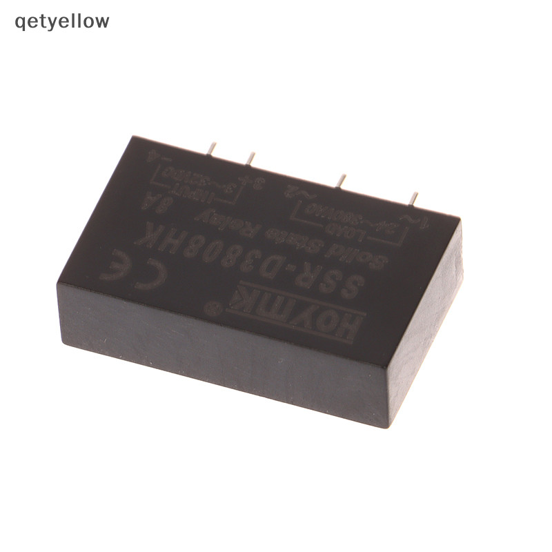 Qetyellow Solid State Relay PCB SSR-D3803HK D3805HK D3808HK เฉพาะ Pins 3A 5A 8A DC-AC Solid State Relay PCB พร ้ อม Pins TH
