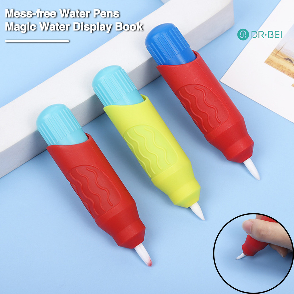 Dr.bei 2 ชิ ้ น Aqua แปรงชุดสี Mess-ฟรีเป ็ นมิตรกับสิ ่ งแวดล ้ อมReusable Design Long Lifespan Water Doodleปากกาสําหรับเด ็ ก