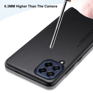หรูหรา PU หนังสําหรับ Samsung Galaxy A12 A22 A42 M12 M22 M32 4G M42 5G F42 ปกหลังซิลิโคนป้องกันโทรศัพท์กรณี Coque