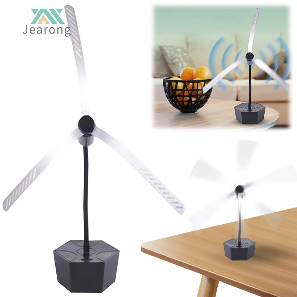 พัดลมบินสําหรับโต ๊ ะ USB ชาร ์ จยืดหยุ ่ น Fly Repellent Fan Table Top Fly Fan [Jearong.th ]