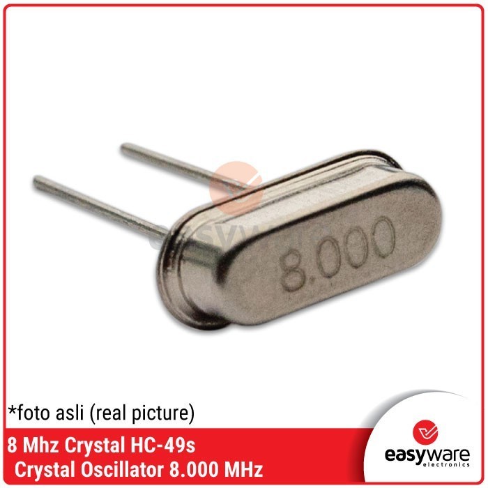 DC99 Crystal 8MHz XTAL 8 MHz Crystal Oscilator 8.000 MHz HC-49S