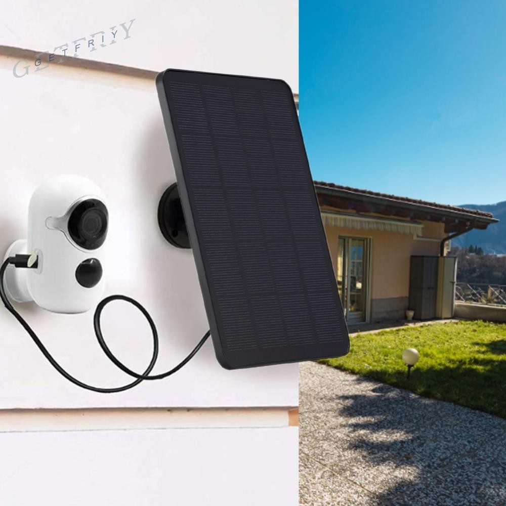 10w 5V Solar Panel Charger Type-C DC5521 Monocrystalline สําหรับไฟ Courtyard - [Getfriy.th ]