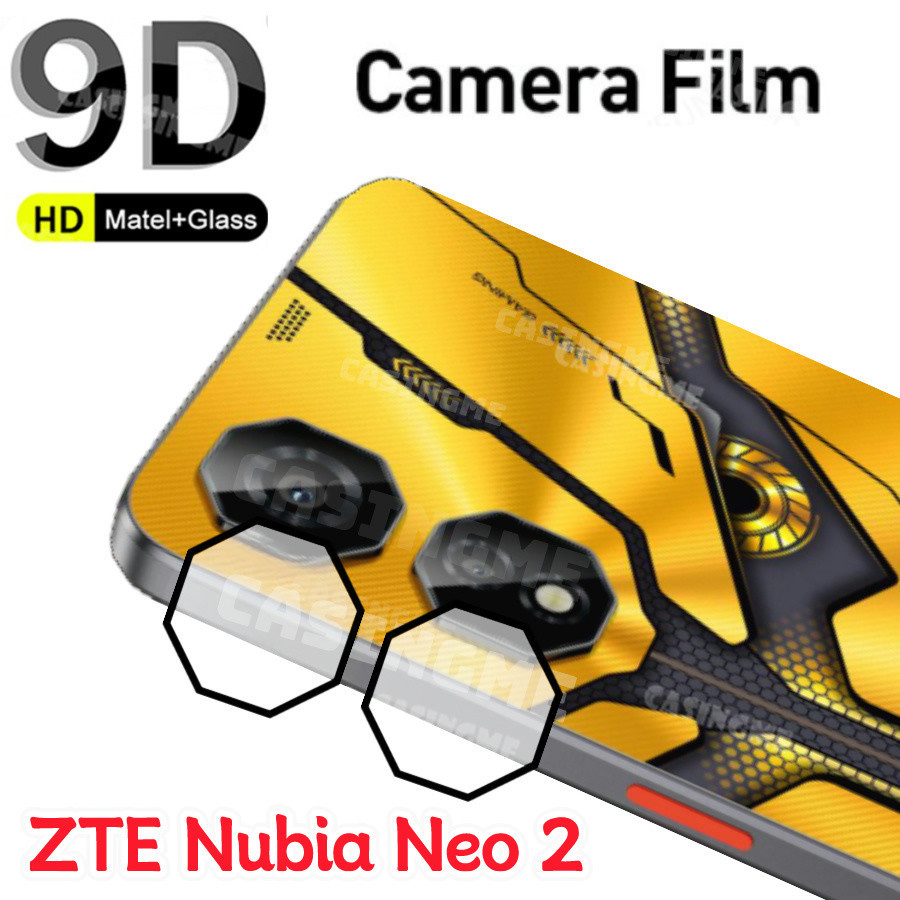 Zte Nubia Neo 2 ตัวป้องกันเลนส์กล้องโลหะแหวนกล้องสําหรับ ZTE Nubia Neo 2 Neo2 NibiaNeo2 2Neo 5G 4G 2024 กล้องกระจกนิรภัย Protector