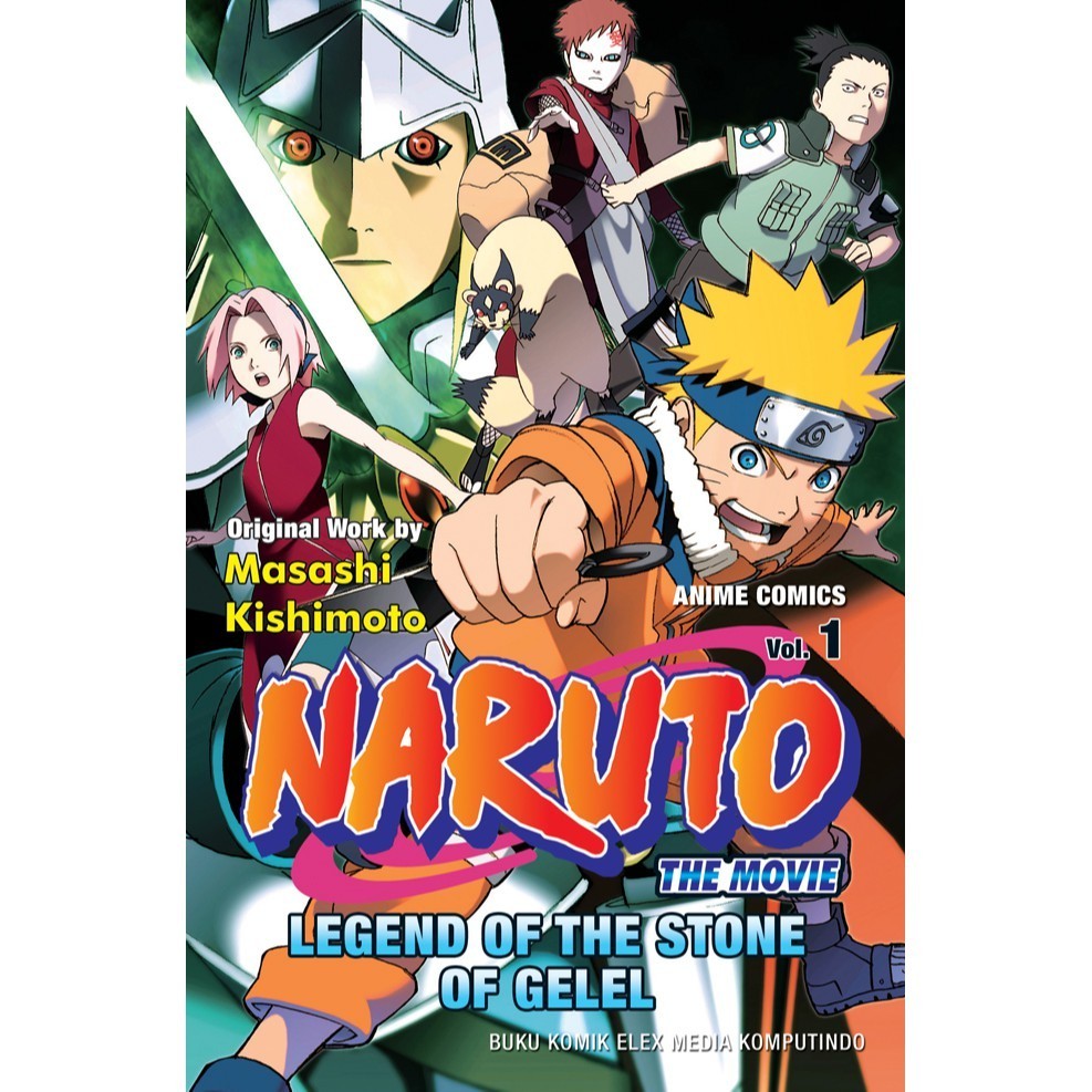 Gramedia Surabaya - Naruto The Movie: Legend Of The Stone Of Gel Vol 1