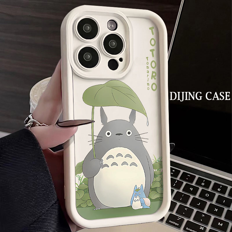 Healing My Neighbor Totoro คู่ Sky Eye บันไดผู้ชายผู้หญิง DIJING เคสโทรศัพท์เหมาะสําหรับ iPhone 15promax 14 13Pro 11Pro 12mini 8plus7 xr xsmax