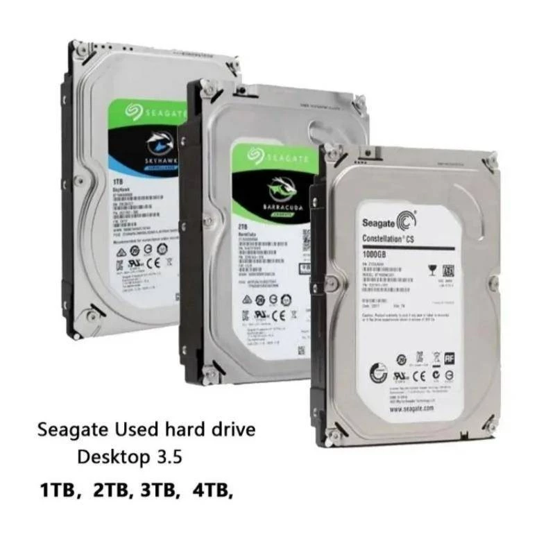 Seagate Skyhawk การเฝ้าระวัง 4TB ฮาร์ดดิสก์ SATA III 3.5 "HDD HD Harddisk สําหรับระบบรักษาความปลอดภัยเครื่องบันทึกวิดีโอ DVR NVR กล้องวงจรปิด