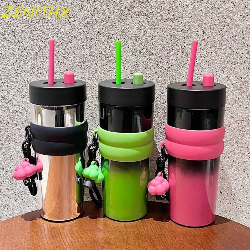 Zenithx 710ml ธุรกิจสไตล์ Thermos ขวด, Leak Proof Keep Warm 710ml ขวดน้ําฉนวน,คอนเทนเนอร์เก็บความเย็นและความร้อน 710ml รถ Thermos ถ้วยน้ําเด็กผู้หญิง Boy
