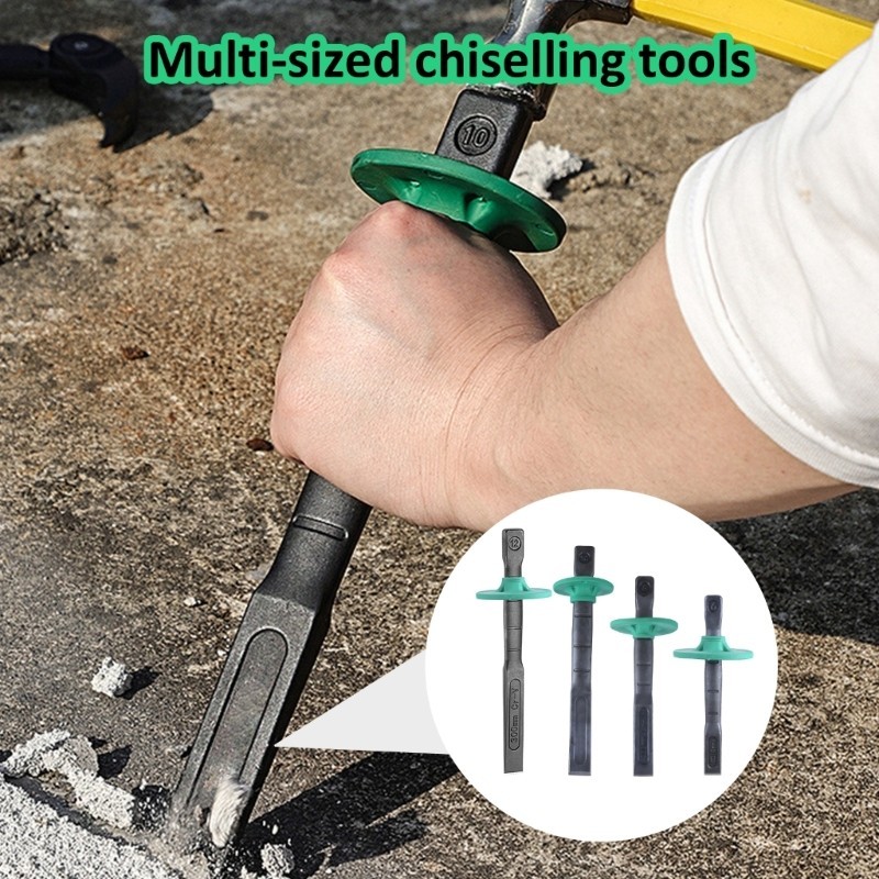 Winu Chrome Vanadium Steel Chisels เครื่องมือคอนกรีต Chisels Head Cements Stone Splitters