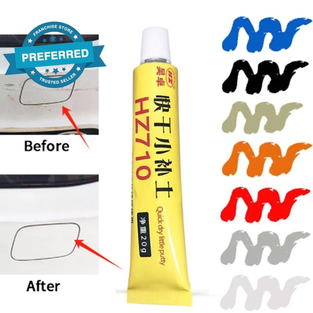 Rapid Dry Putty Scratch Filler ชุดเครื่องมือสําหรับรถ Body Repair Perfect สําหรับรอยขีดข่วนลึกเคลือบเงาสี Care Repair
