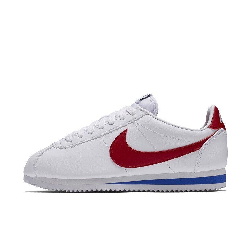 Hot0701 nike nike Cortez Stranger Things ร่วมแบรนด์สีขาวและสีเขียวสําหรับผู้ชายและผู้หญิง/ขาว-แดง/ขา