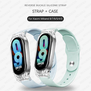 สายซิลิโคนสําหรับ เสี่ยวหมี่ ไมล์ วงดนตรี For Xiaomi Mi Band 10 9 8 7 6 5 4 3 สายนาฬิกาสําหรับ ไมล์ for band 10/9/8/7/5/6/4/3 แฟชั่นสีทึบสร้อยข้อมือนุ่มเปลี่ยนสายรัดข้อมือ