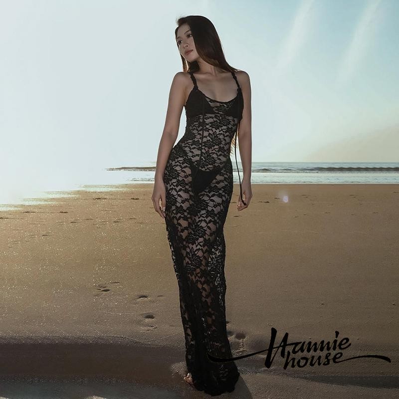 Hanie House- ชุดเดรสลูกไม้เชียร์ผู้หญิงฤดูร้อน