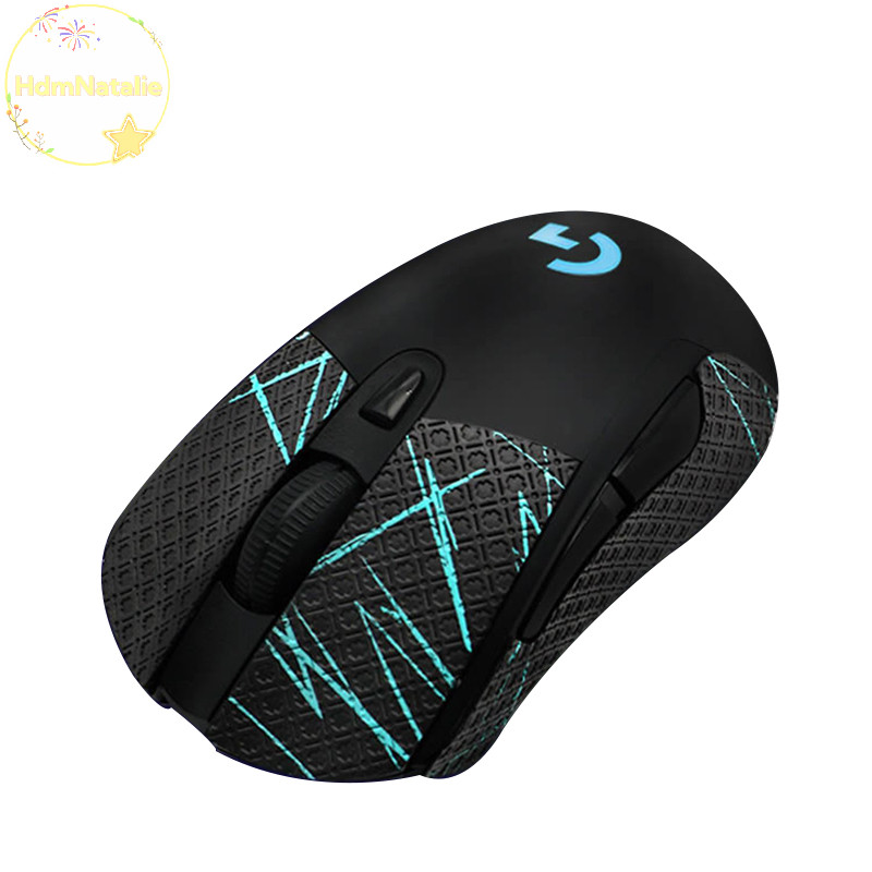 HdmNatalie Mouse Grip เทปสเก็ตสติกเกอร์ทําด้วยมือลื่น Lizard Skin ดูดเหงื่อสําหรับ Logitech G403 G60
