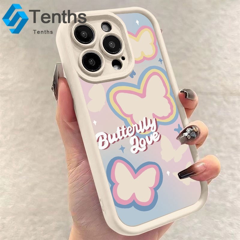 Infinix 8 7 6Pro Hot 40i 30i 30 11 10 9Play 20 Note 30VIP Tecno 10C 20CCamon20เคสโทรศัพท์ผีเสื้อน่าร