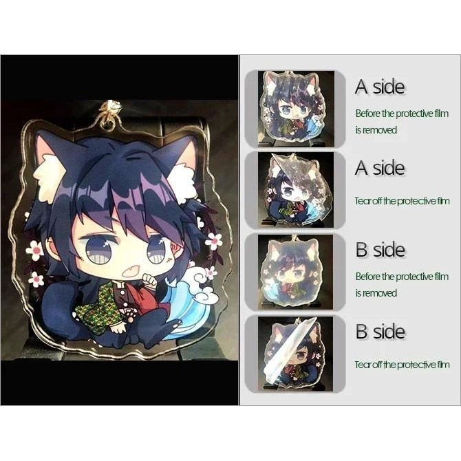 Koga Mitsuki Man Key Chain อะคริลิคผู้หญิง Key แหวนสําหรับกางเกงจี้เด็ก Key Holder Jewelr Yoosawa Aya Brelok ของขวัญเพื่อน - รูปที่ 5