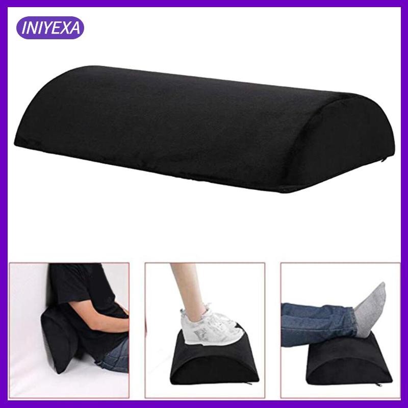 [Iniyexa] Comfort Desk Foot Rest สําหรับใต้โต๊ะ - นุ่ม - โค้ง - ด้านล่างกันลื่น