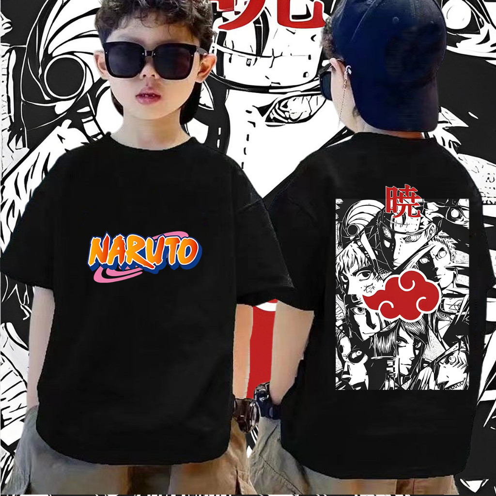 เสื้อนารูโตะ Naruto  Itachi Uchiha akatsuki T-Shirt เสื้อยืดเด็ก พร้อมส่ง