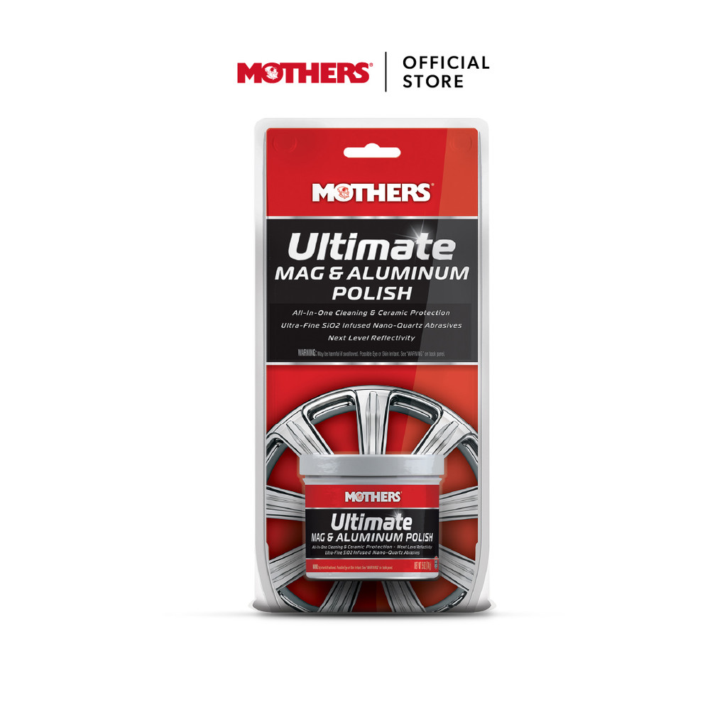 Mothers® Ultimate Mag & Aluminum Polish ครีมขัดเงาพื้นผิวโลหะเทคโนโลยี SiO2 (5 oz)