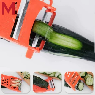 M KITCHEN 9809 ที่ขูดมะละกอ ขูดมะละกอ แบบหนา มีดปอกผลไม้ มีดปอก 5in1 มีดปอกเอนกประสงค์ 5in1 (C0)