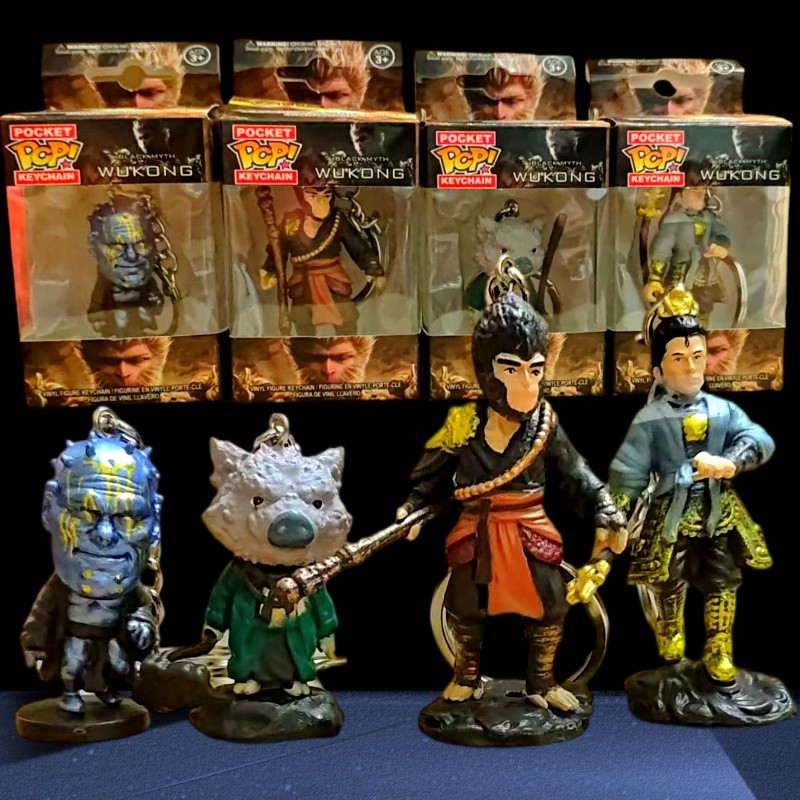 Black Myth Goku-Doll, < Black Myth: Wukong > -Erlangshen-Yang Yang พวงกุญแจ, ตุ๊กตาหมู Bajie Destiny