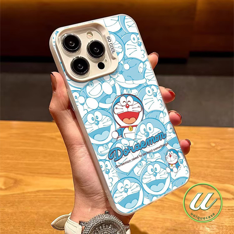 การ์ตูนเต็มจอน่ารักโดราเอมอน เคส Samsung A55 A05s A15 A24 A12 A02s A34 A30s A54 A53 A11 A32 A03 A14 A05 A13 A03s A30