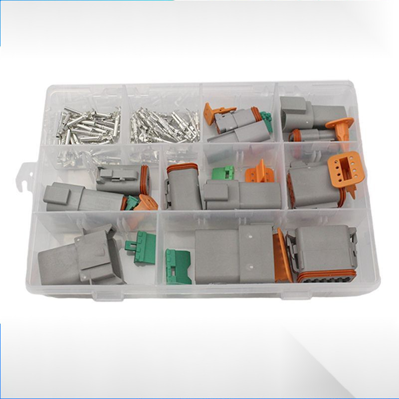 ขั้วต่อรถยนต์ DT04-2P ขั้วต่อปลั๊กอินชายและหญิง DT06-2S ขั้วต่อสายรัด