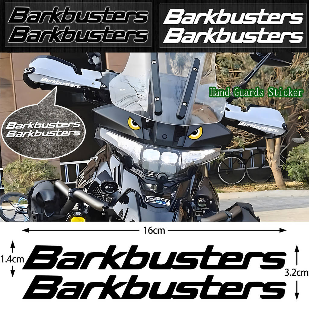 2pcs Barkbusters สติกเกอร์รถจักรยานยนต์กันน้ํา DIY รถมอเตอร์ไซด์ Hand Guards แผงด้านข้างถังน้ํามันเชื้อเพลิง Fairing สกู๊ตเตอร์ไวนิล Decals