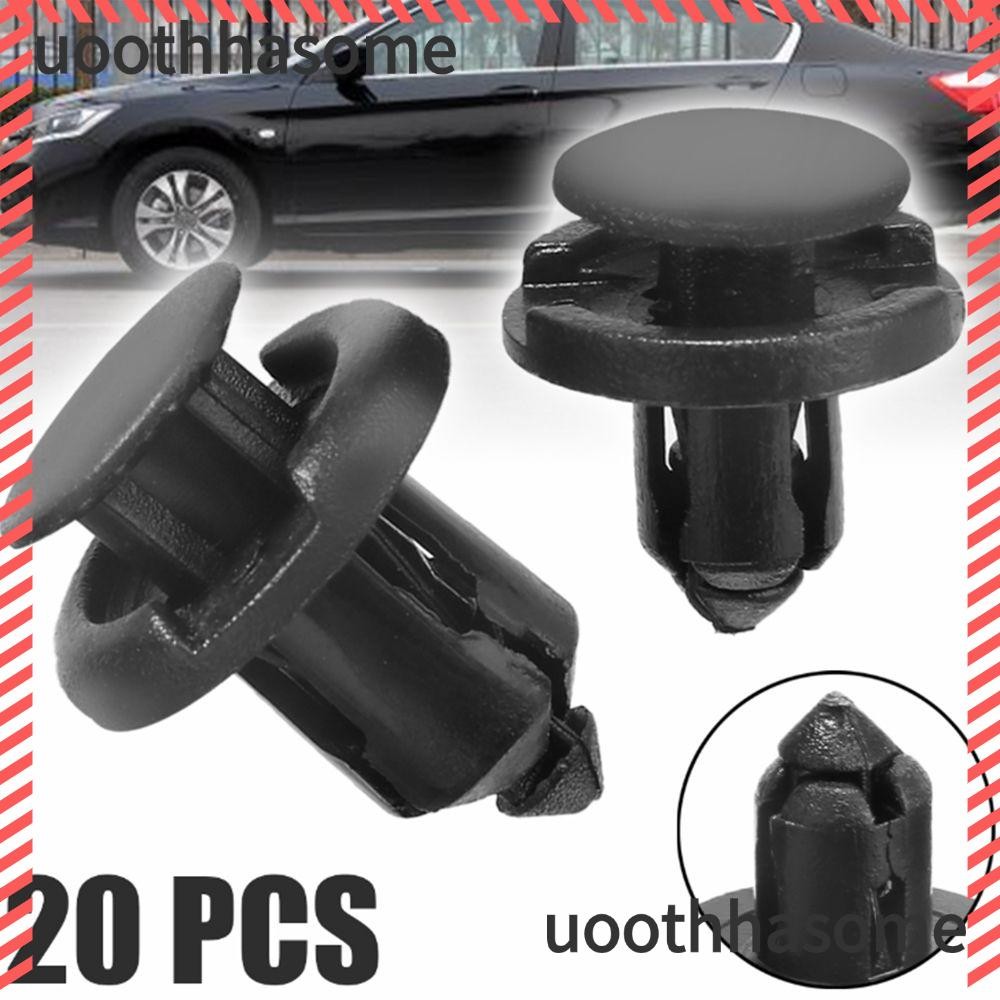 Uoothasome 20 ชิ้น Rivets คลิปพลาสติก 8 มิลลิเมตร 10 มิลลิเมตรหลุม Push Pin