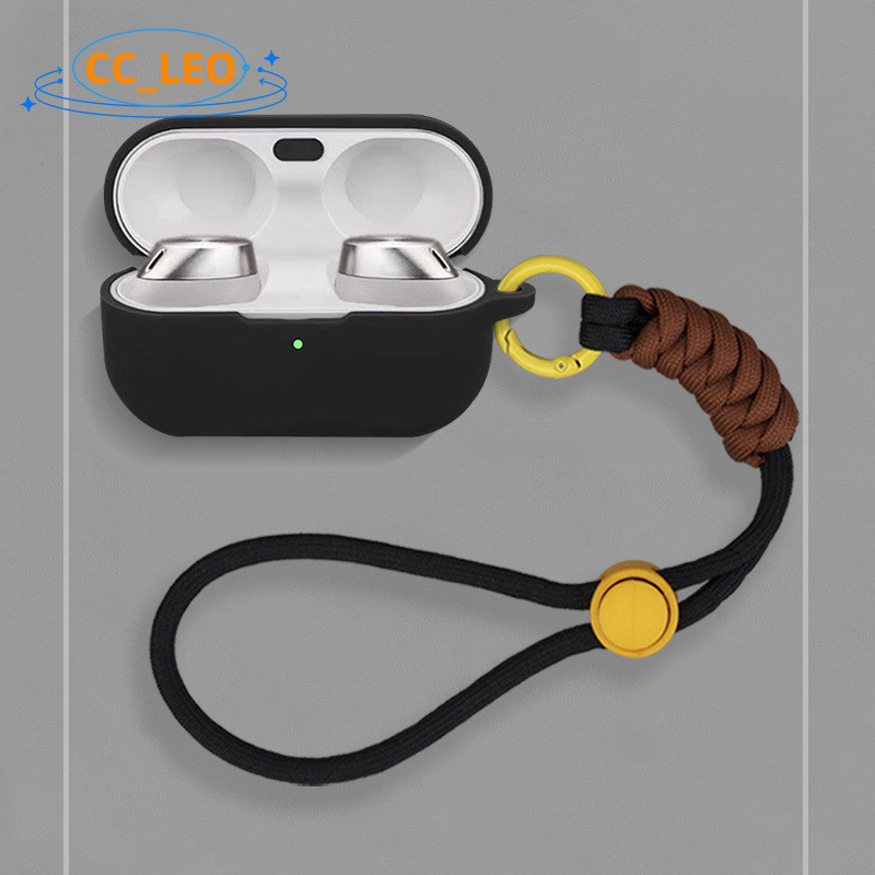 Case for Technics EAH-AZ100 Cute Lanyard Pendant Silicone Soft Case Suitable for Panasonic Technics 