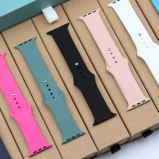อุปกรณ์ซิลิโคนสปอร์ตนุ่ม for Smart Watch Series 11 10 9 8 7 6 5 4 IWatch Ultra 3 2 SE 49 46 45 44 42 41 40 38 มม
